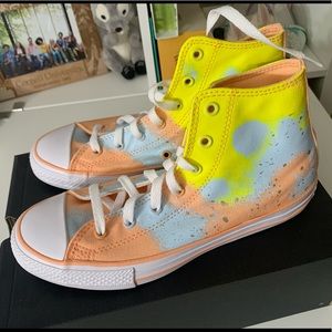 NEW Converse yellow/orange woman 7.5 Junior 6